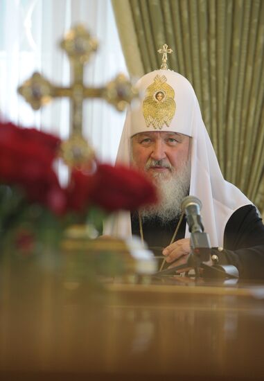 Patriarch Kirill attends meeting of Holy Synod