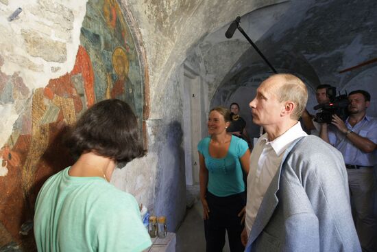 Working visit of Vladimir Putin to Veliky Novgorod