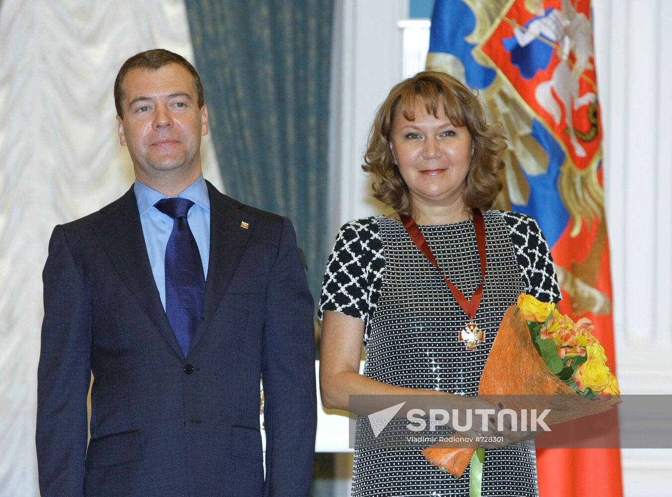 Dmitry Medvedev presents state awards in Kremlin