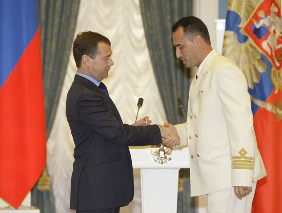 Dmitry Medvedev presents state awards in Kremlin