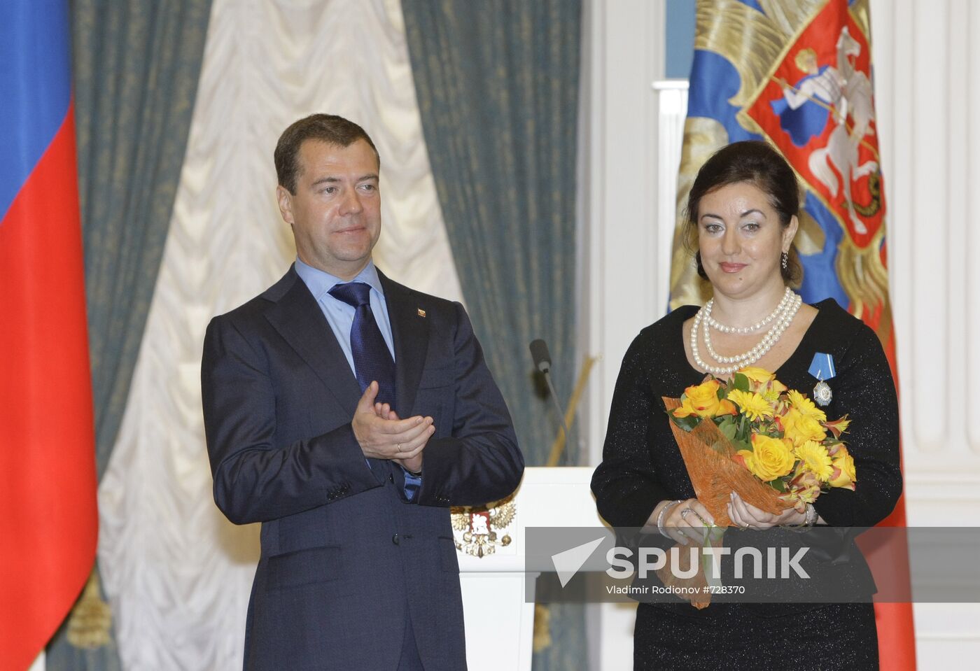 Dmitry Medvedev presents state awards in Kremlin