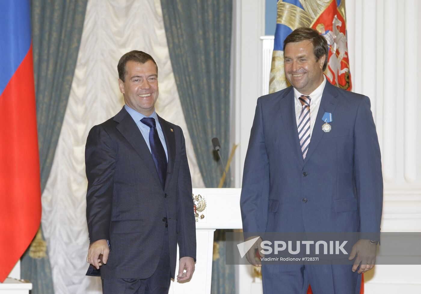 Dmitry Medvedev presents state awards in Kremlin