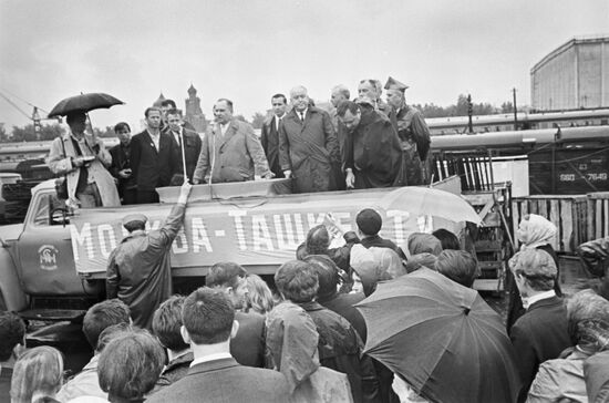 Earthquake in Tashkent in 1966