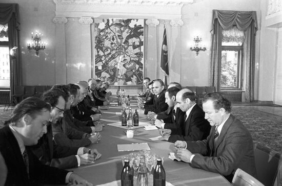 Belgian parliamentary delegation on the visit to the USSR