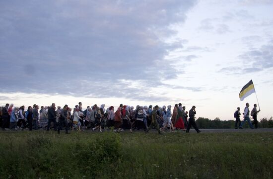 Religious procession in Alapayevsk