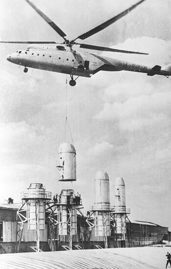 Mi-6 helicopter assembling plant facilities