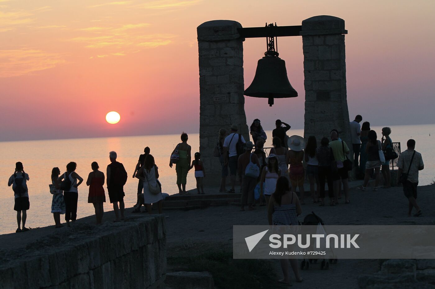 Leisure time on Sevastopol coast