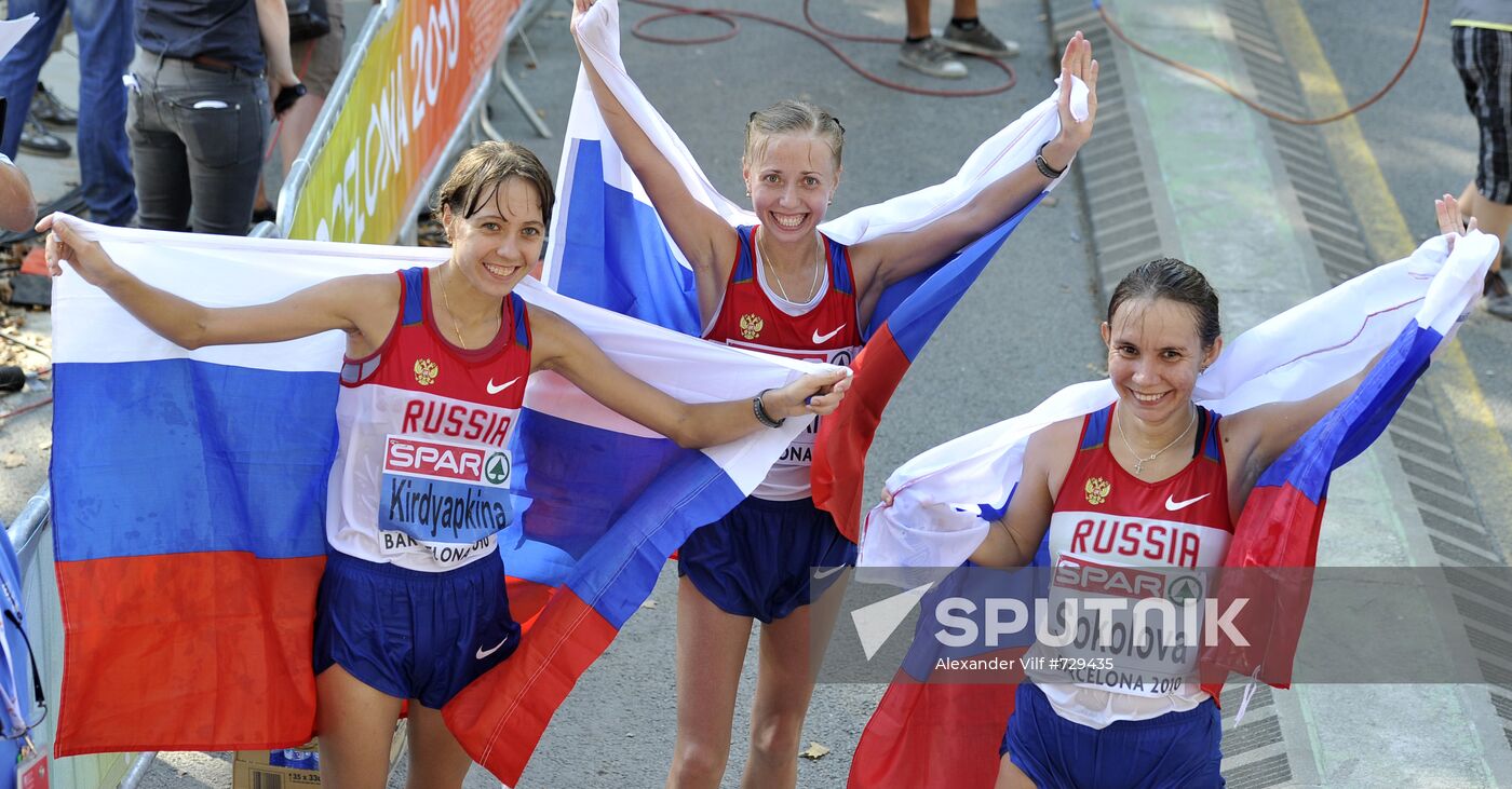 European Athletics Championships. Day Two