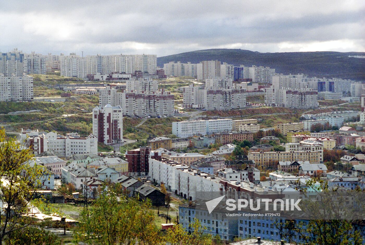 Residential area in Murmansk