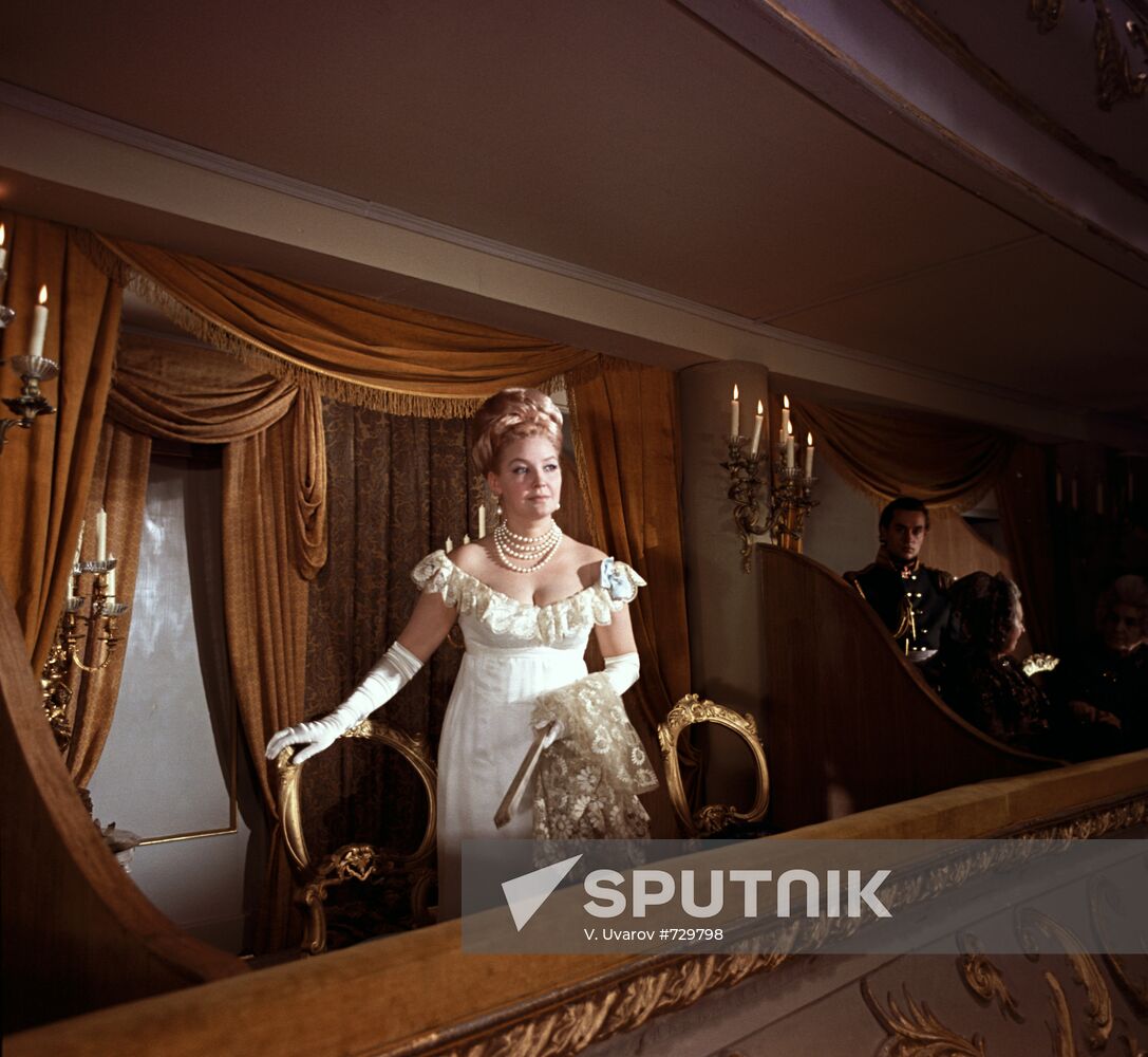 Scene from movie War and Peace
