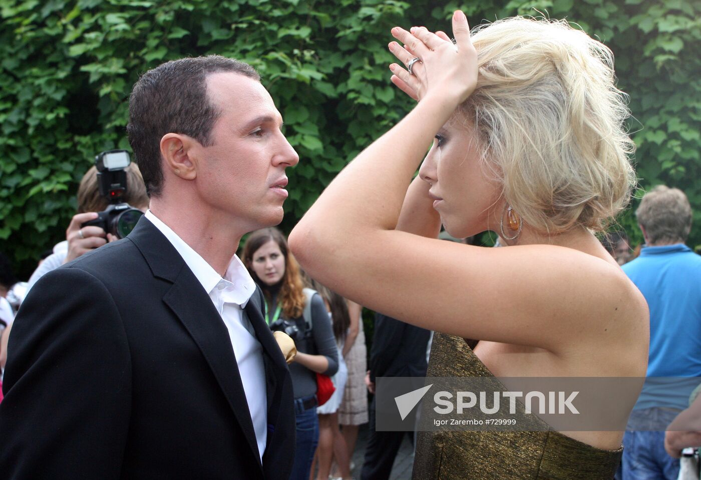 Ksenia Sobchak and Igor Vernik