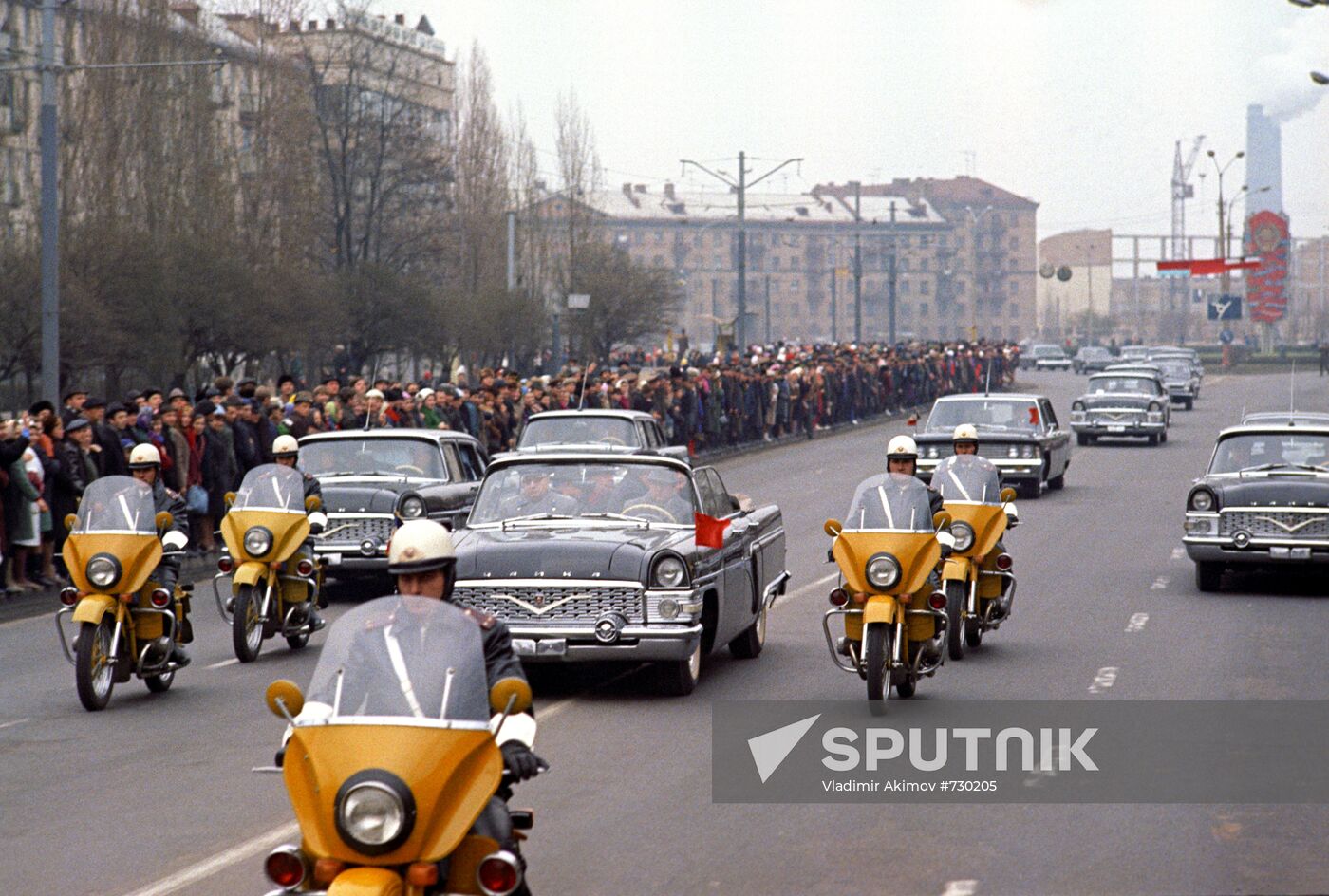 Josip Broz Tito visits Kiev