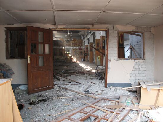 Blast at a church in Zaporozhye, south Ukraine