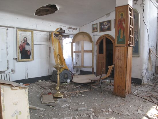 Blast at a church in Zaporozhye, south Ukraine