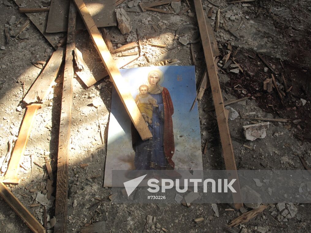 Blast at a church in Zaporozhye, south Ukraine