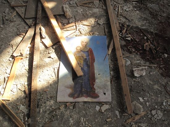 Blast at a church in Zaporozhye, south Ukraine
