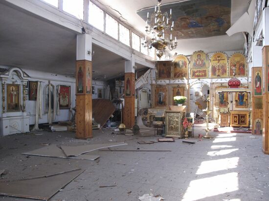 Blast at a church in Zaporozhye, south Ukraine