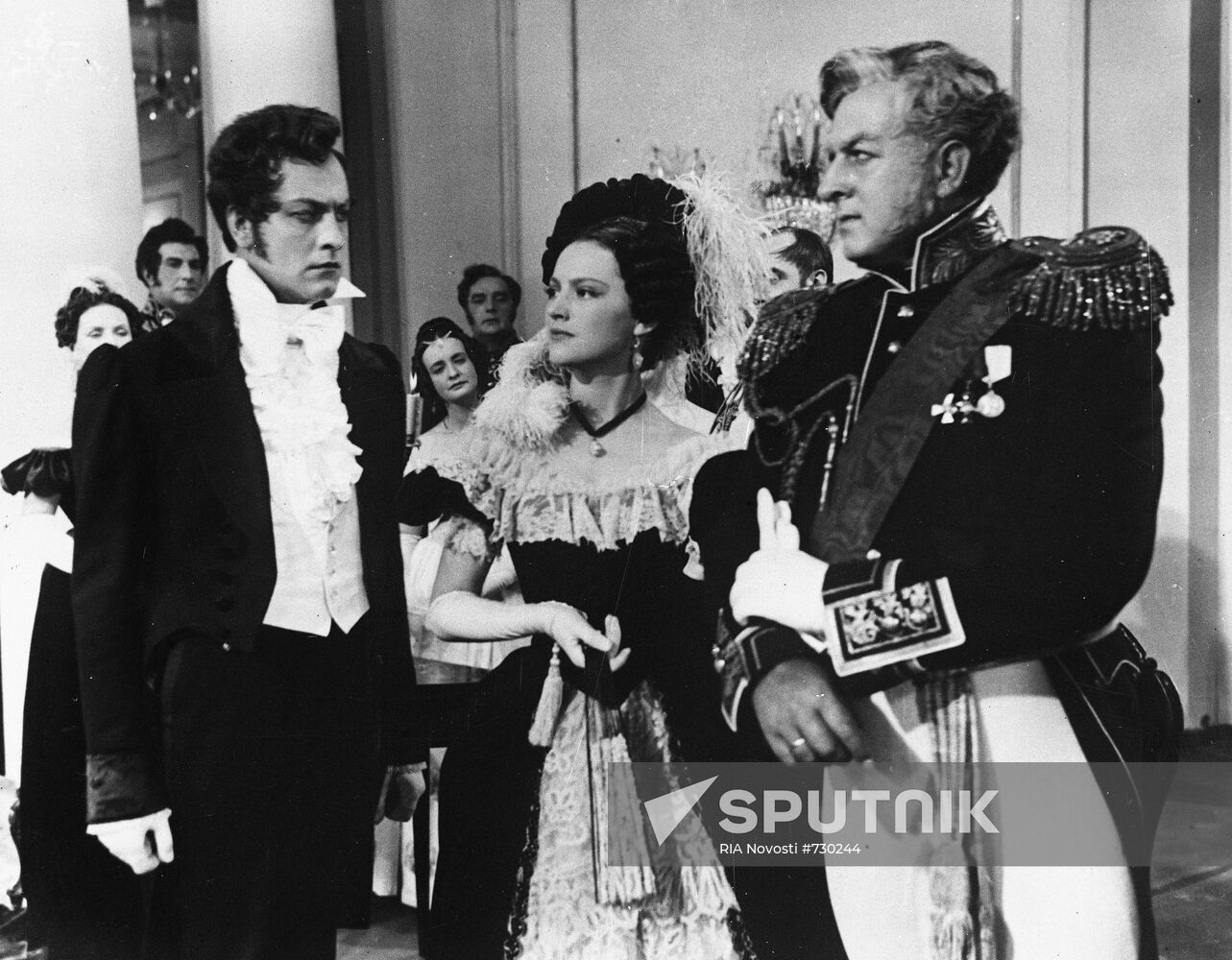 Scene from the film-opera Eugene Onegin