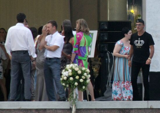Wedding reception of Yelizaveta Boyarskaya and Maxim Matveyev