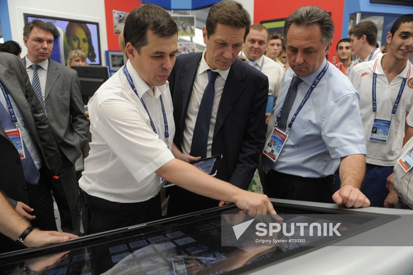 Alexander Zhukov and Vitaly Mutko