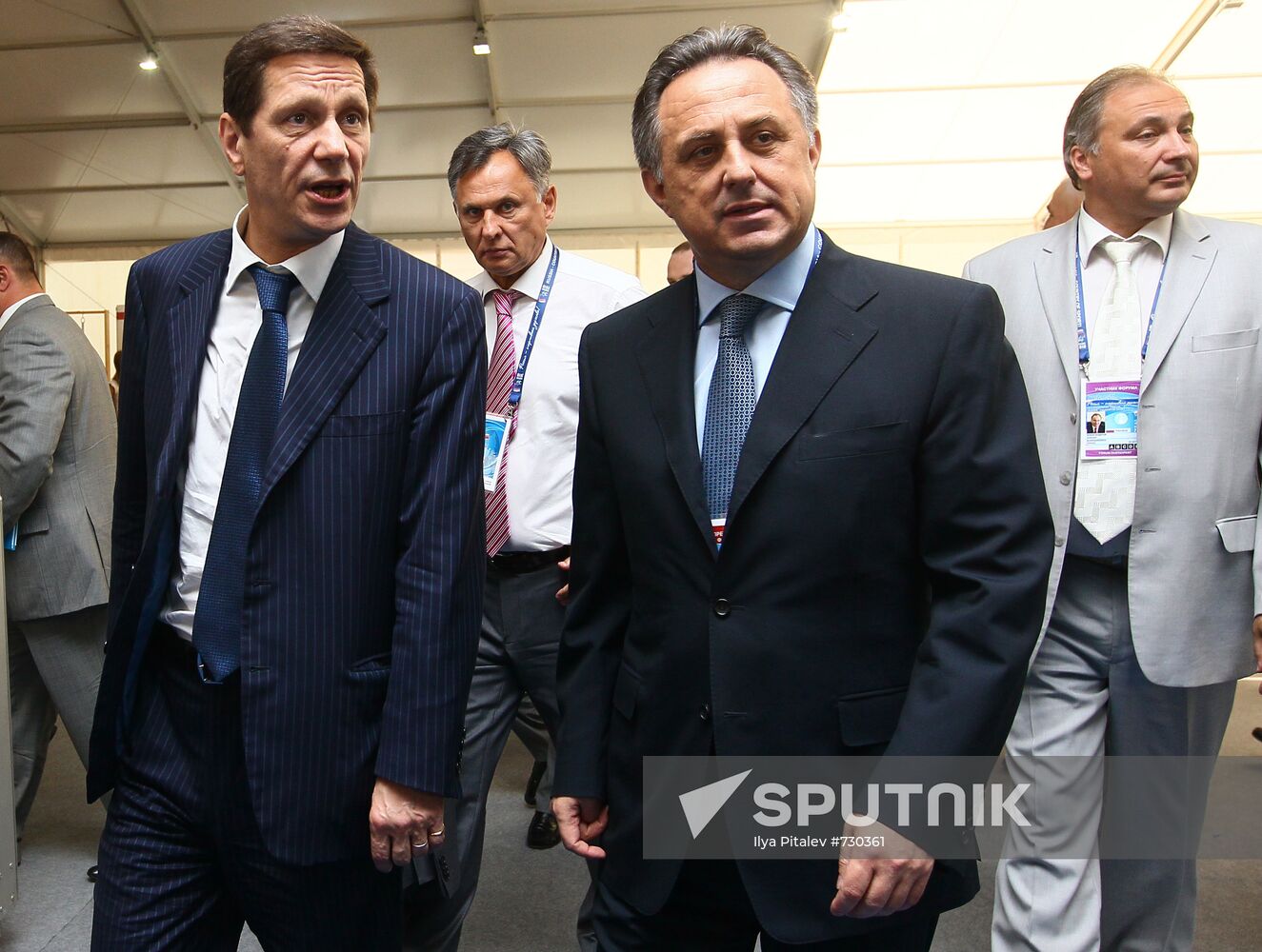 Alexander Zhukov and Vitaly Mutko