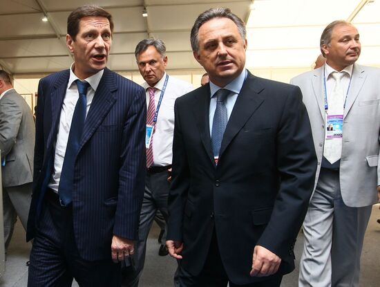 Alexander Zhukov and Vitaly Mutko