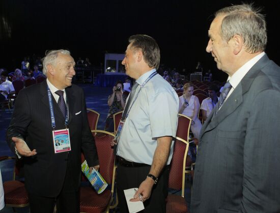 Franci Ascani, Vitaly Mutko, Shamil Tarpishchev