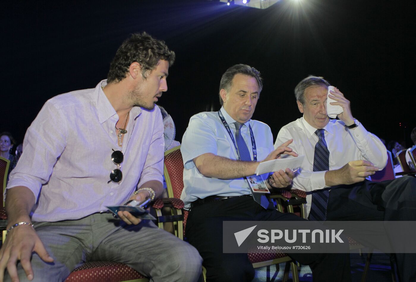 Marat Safin, Vitaly Mutko, Shamil Tarpishchev