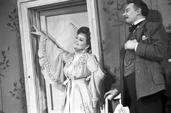 Artists Grigory Kirillov and Maria Babanova