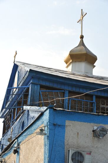 Blast at a church in Zaporozhye, south Ukraine