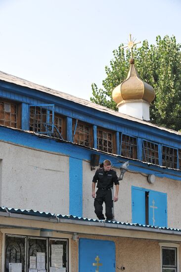 Blast at a church in Zaporozhye, south Ukraine