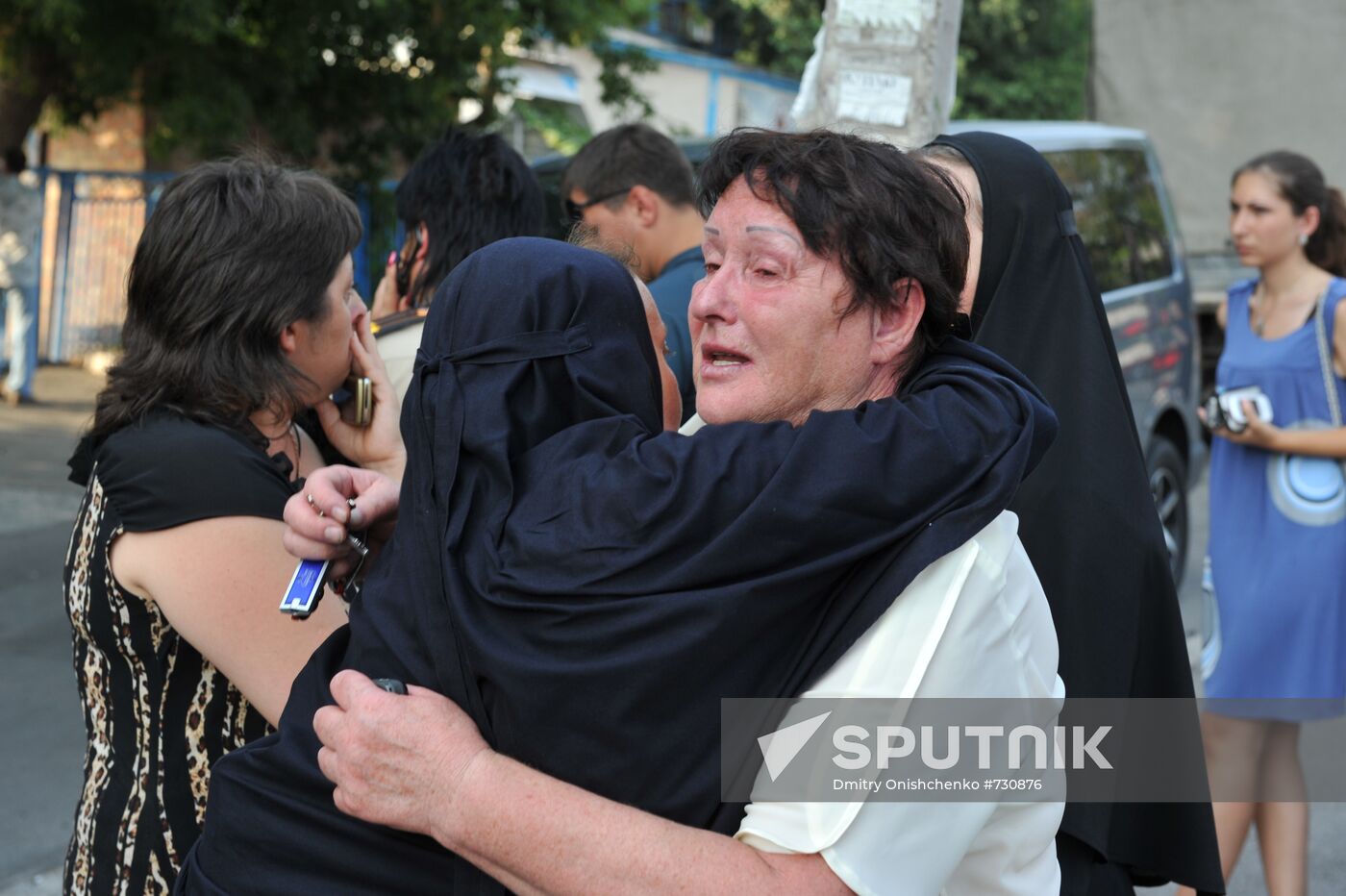 Relatives of church blast victims