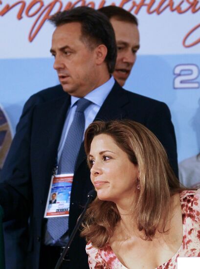 Haya Bint Al Hussein, Vitaly Mutko