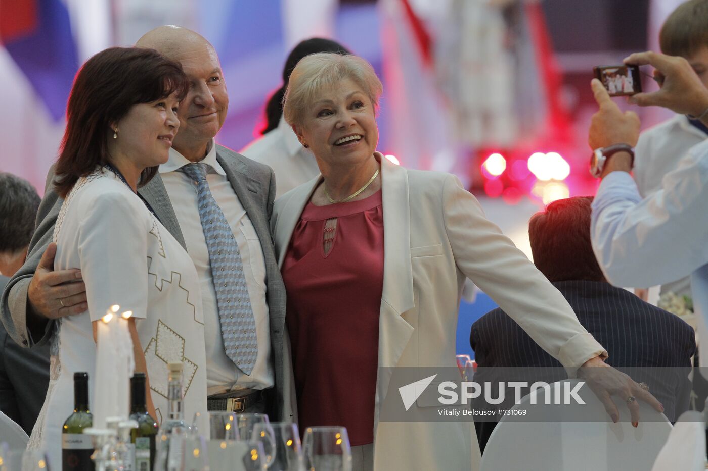 Larisa Latynina, Yury Luzhkov