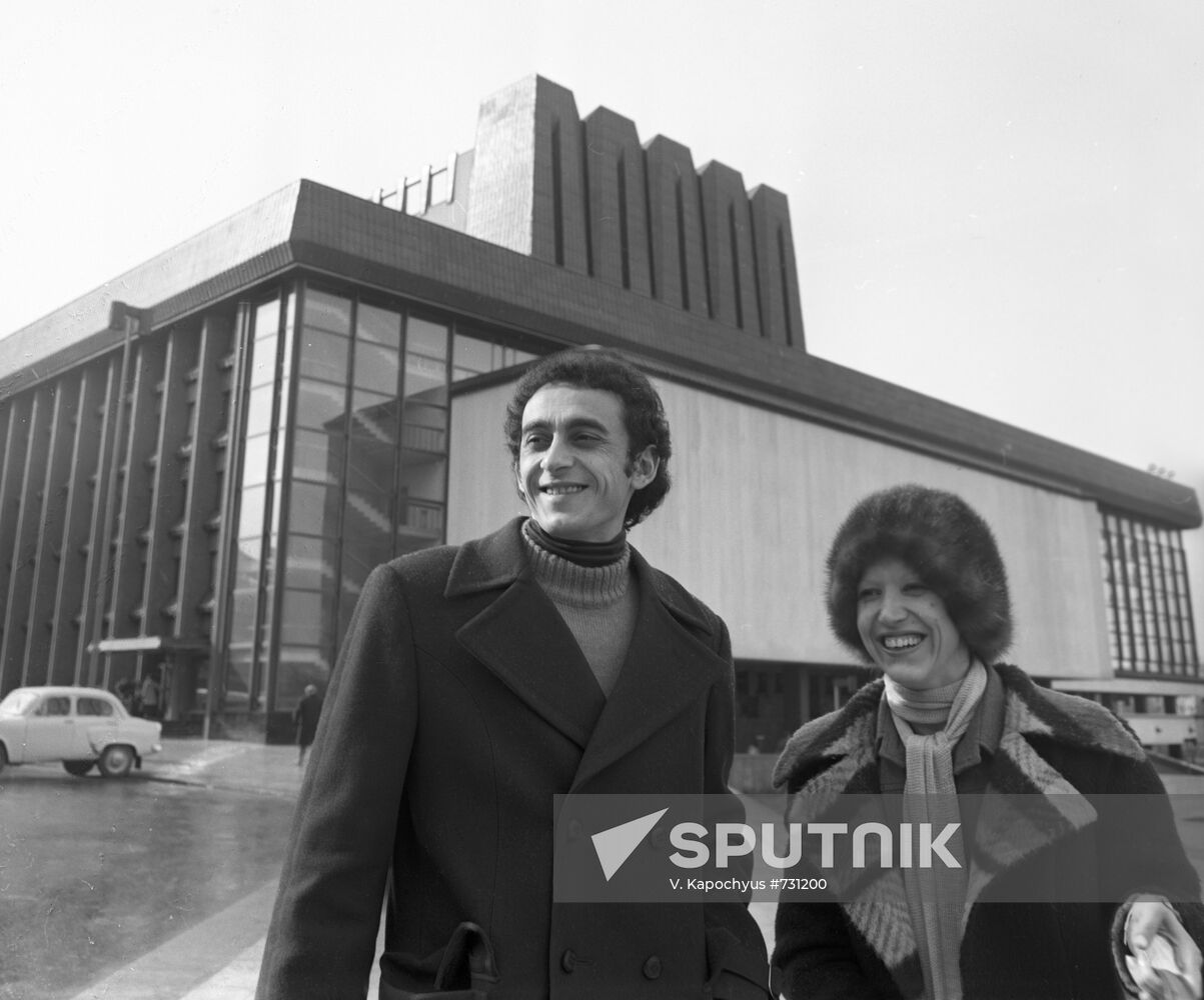 Balleet dancers Radomir Vuchich and Ivanka Lukateli