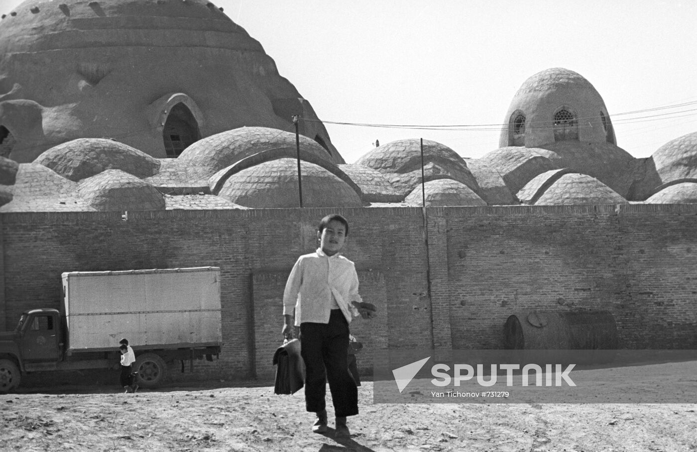 Boy on a street in Bukhara