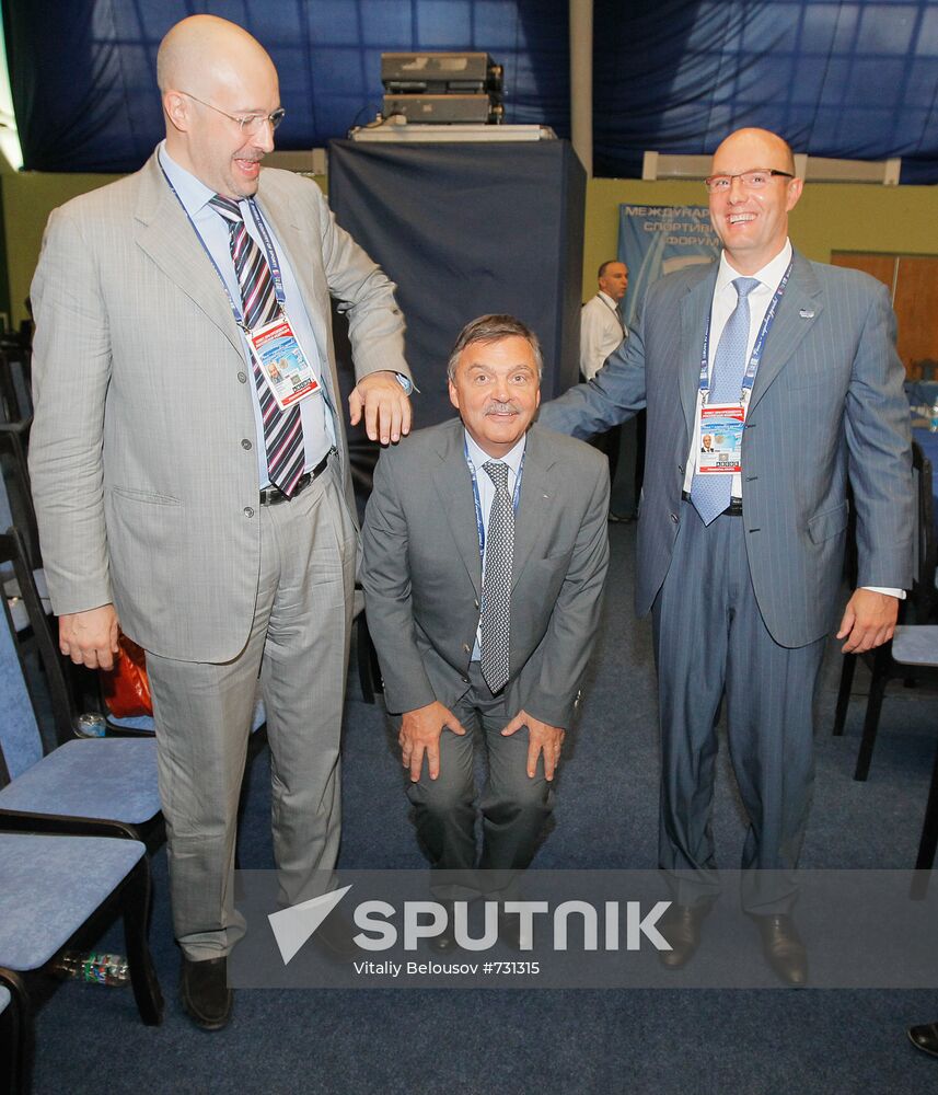 Vasily Kiknadze, Rene Fazel, Dmitry Chernyshenko