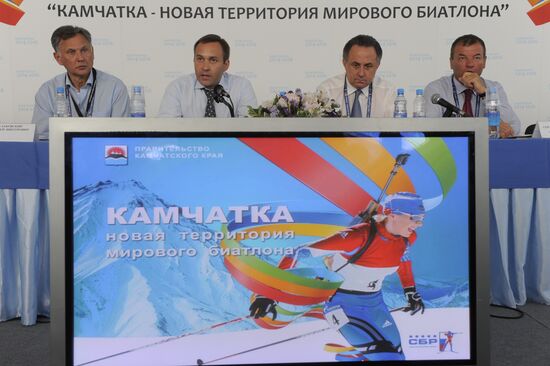 Alexei Kulakovsky, Vitaly Mutko, Sergey Kuschenko