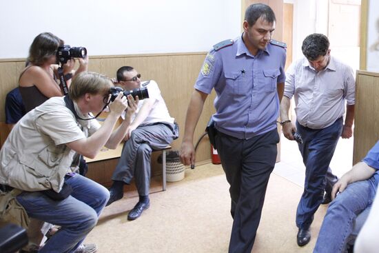 Magomed Pokiyev in Moscow's Meschansky District Court
