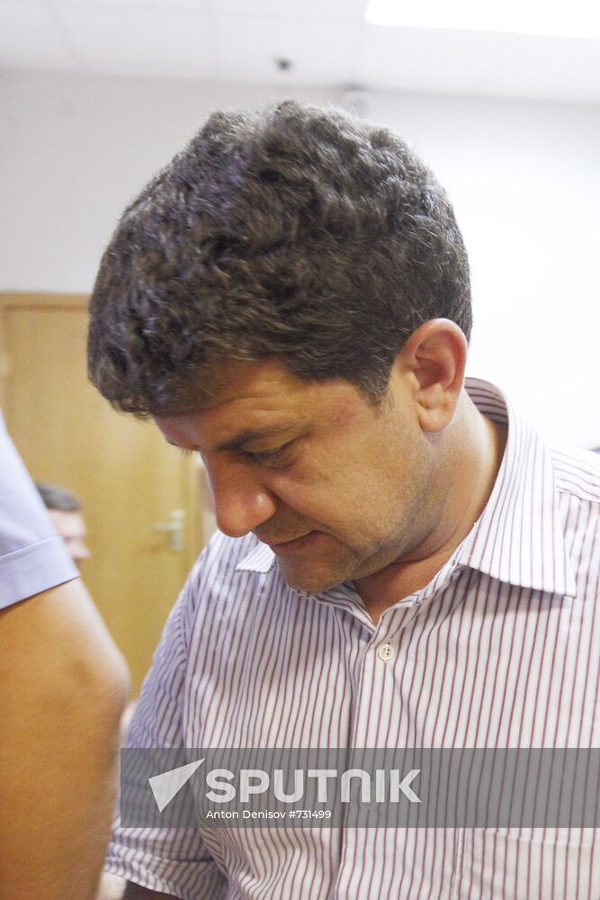 Magomed Pokiyev in Moscow's Meschansky District Court