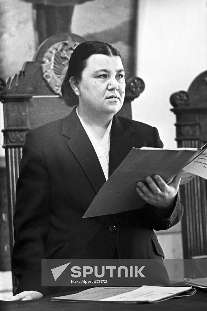 Chairwoman of Tashkent City Court Vasilya Rasuleva