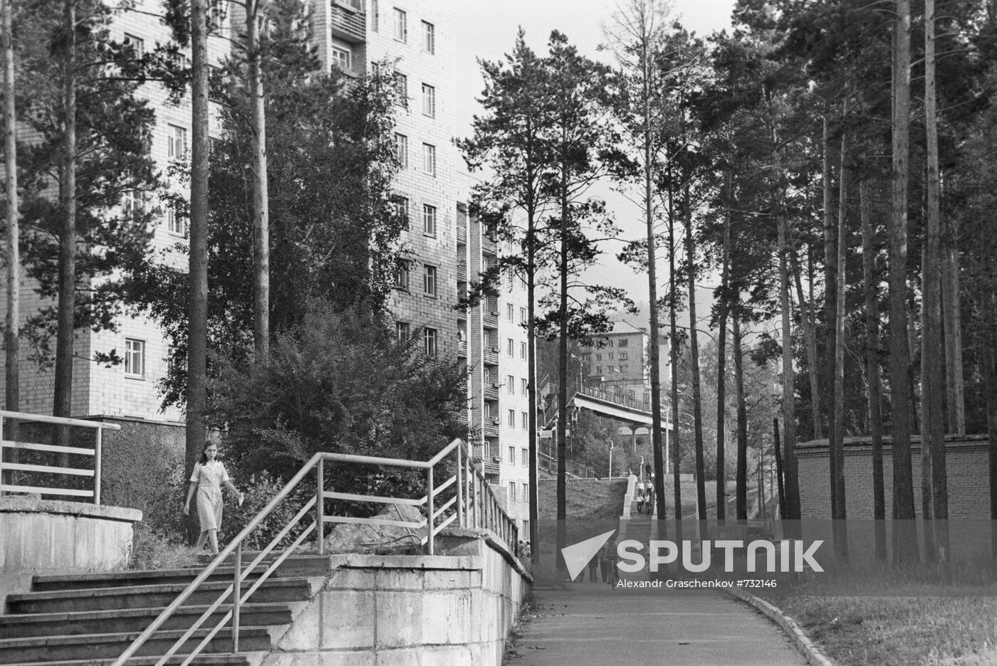 Residential area of Divnogorsk