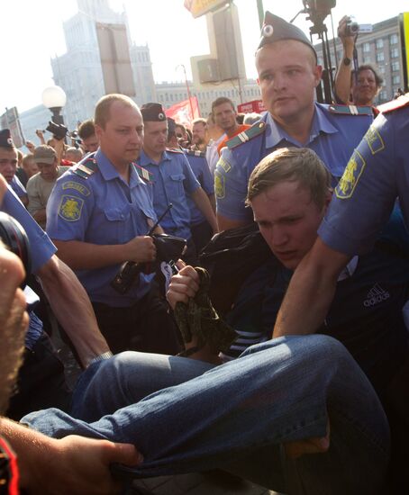 Rally in support of Article 31 of the Constitution in Moscow