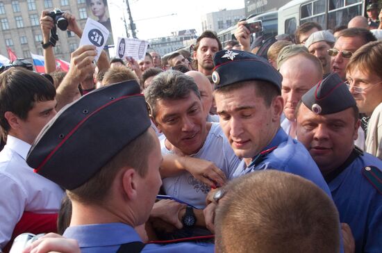 Rally in support of Article 31 of the Constitution in Moscow