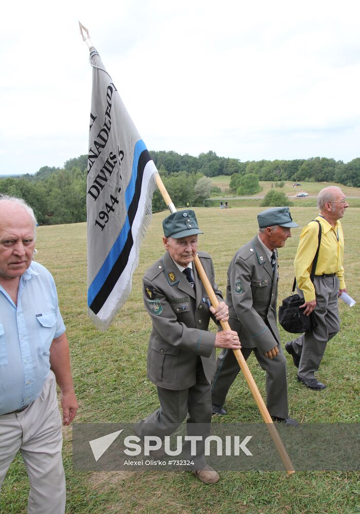 Veterans of 20th Waffen Grenadier Division of SS meet in Estonia