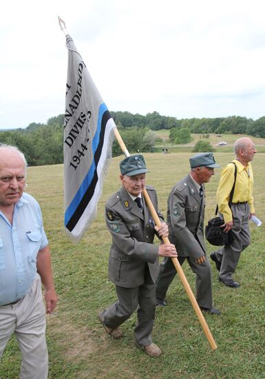 Veterans of 20th Waffen Grenadier Division of SS meet in Estonia