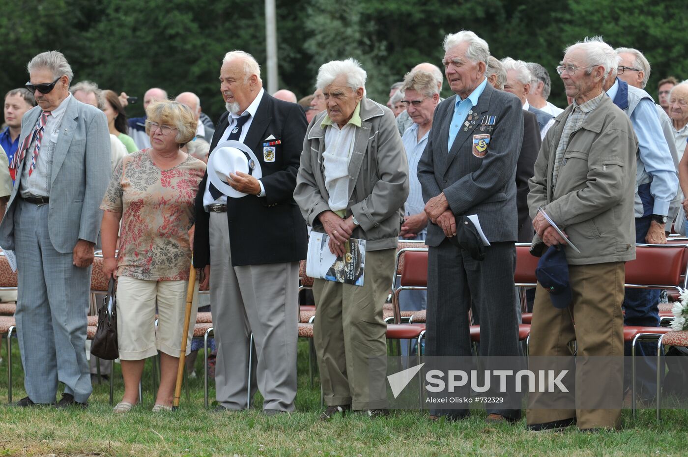 Veterans of 20th Waffen Grenadier Division of SS meet in Estonia