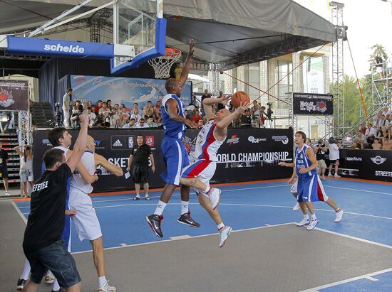 Streetball match as part of Russia Is Sport Country forum