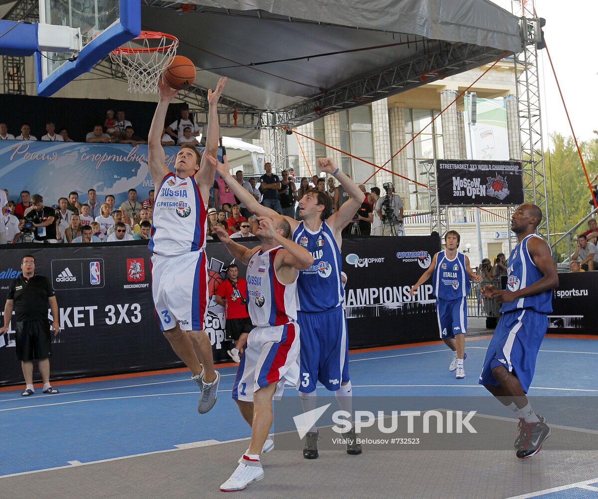 Streetball match as part of Russia Is Sport Country forum