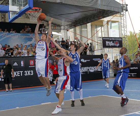 Streetball match as part of Russia Is Sport Country forum